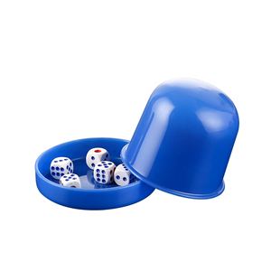 Custom Logo Round Sets PP Plastic KTV Hotel Advertising Dice Cup & <b>Box</b> Wholesale Promotional <b>Party</b> Supplies - Product Image 3