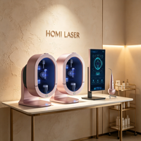 Analyseur de peau et de cuir chevelu 3D AI 2-en-1, détecteur de pigmentation, rides et acné du visage complet, écran tactile 21,5 pouces, Wi-Fi, pour usage domestique et professionnel