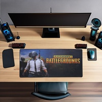 Accessoires pour claviers d'ordinateur imprimés avec logo personnalisé Tapis de bureau antidérapant avec base en caoutchouc et bords cousus Tapis de souris de jeu