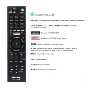 Reemplazo de RMT-TX100D Control remoto <span class=keywords><strong>para</strong></span> <span class=keywords><strong>Sony</strong></span> <span class=keywords><strong>Bravia</strong></span> LCD LED Smart TV RMT-TX101D RMT-TX102D RMT-TX100E RMT-TX200E RMT-TX101J - Product Image 5