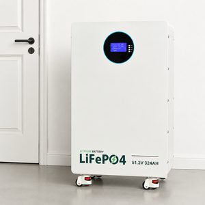 Batería de Litio Ferrofosfato de 16 kWh de Pie para Instalación en Suelo con Carga y Descarga de 200A para Almacenamiento de Energía Solar Doméstica - Product Image 1
