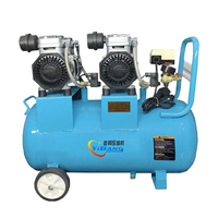 Compresseur à piston silencieux sans huile YiBang 600W 45L/min 8bar AC 110V 60Hz, pompe à air personnalisable, réservoir de 30L, monophasé