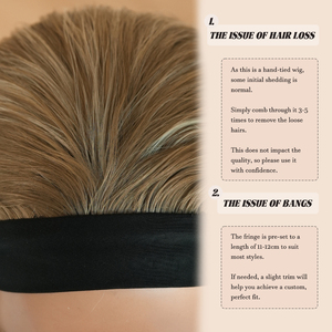 Perruques synthétiques longues de 24 pouces, marron <span class=keywords><strong>doré</strong></span> à blond clair, avec bandeau noir, fibre résistante à la chaleur, aspect naturel mat - Product Image 6