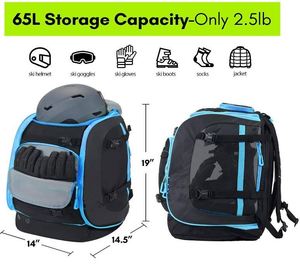 Sac à bottes de ski imperméable, échantillon gratuit, pour organiser les équipements de ski de grande capacité pour adultes et jeunes. - Product Image 3