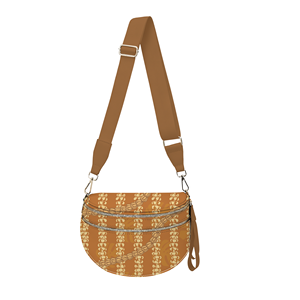 Borsa a Tracolla Portatile con Stampa Leopardata Hawaii e Design Puakenikeni, Borsa da Weekend Personalizzata per Donne - Product Image 2