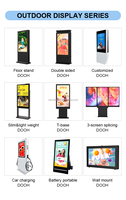 Totem de signalisation extérieur à écran tactile de 55 pouces pour équipement publicitaire de centre commercial