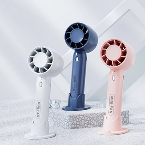 New Portable Handheld Fan High Speed Turbo Fan Rechargeable Personal Fan With <b>Plastic</b> Body For Travel Outdoor Home Office - Product Image 1