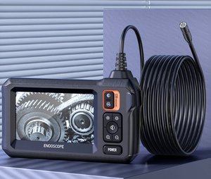 4.3 Inch IPS Endoscope <b>Camera</b> 1080P CMOS Video Recorder 8 LED Light Inspection Tool for Plumbing Automotive Sewer - Product Image 2