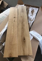 Piso de Madera Sólida de Roble Europeo Aceitado Natural de 6"