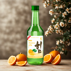 Soju, Corée, vente en gros de boisson traditionnelle coréenne du Vietnam à la saveur de mandarine sucrée et rafraîchissante, livraison rapide - Product Image 3