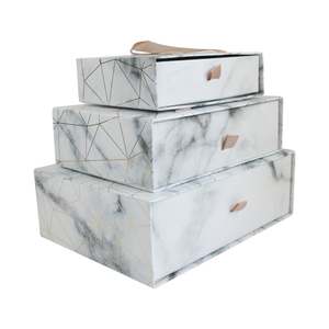 Custom Marble Printing Packaging Corrugated Cardboard Shipping Box Caja De Envio Paper Shipping Mailing Box