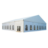 Tente de Fête Grande Taille à Ouverture Rapide Quatre Saisons à Cadre en Aluminium Extérieur, Tissu Oxford Coup de Vent Étanche et Bâche Imperméable