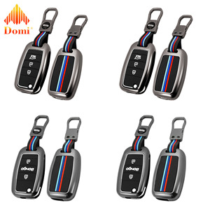 Housse de clé de voiture en alliage de Zinc DM pour <span class=keywords><strong>Kia</strong></span> <span class=keywords><strong>Sportage</strong></span> Ceed Sorento Cerato Forte KX3 K5 2017 2018 2019 <span class=keywords><strong>porte</strong></span>-clés de voiture à distance - Product Image 1