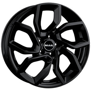 CERCHI EN LEGA APOLLO 7x17 4x108 ET 25 NOIR BRILLANT - Product Image 1