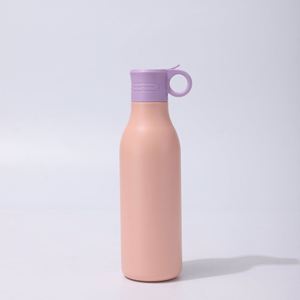 High Quality Double Wall Stainless Steel Insulated Water Drinking Bottle Vacuum <b>Flask</b> <b>with</b> Portable <b>Straw</b> Handle Lid for Outdoor - Product Image 3
