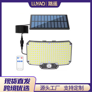 Solar Wall <b>Light</b> 234 <b>LED</b> Human Body <b>Sensor</b> Outdoor Patio Lighting - Product Image 6