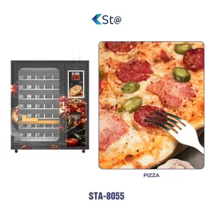 Automatic Commercial Price Fully With 2023 New Style Coin Operated Pizza Vending Machine