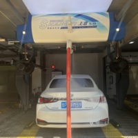 Machine de lavage de voitures automatique avec distributeur de billets et paiement par carte pour fonctionnement sans surveillance
