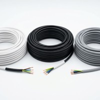 Câble de commande RVV flexible en cuivre isolé PVC, gaine PVC, 300V, 4 AWG, pour câblage électrique d'équipements