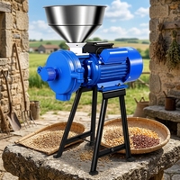 Moulin à grains électrique sec et humide, Pulvérisateur multifonctionnel pour riz, farine, maïs, lait de soja, arachides, usage domestique et commercial
