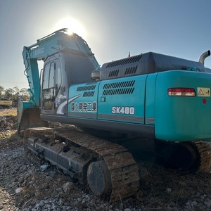 Japan Reliable Quality Secondhand Kobelco Sk480 Excavator 48ton Heavy Duty Hydraulic Crawler Excavator <b>Machine</b> for Sale in Stock - Product Image 1