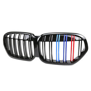 Servizio professionale per <span class=keywords><strong>BMW</strong></span> X1 F48 LCI 2020-2022 lucido nero ABS rene doppia linea di griglia per auto - Product Image 3