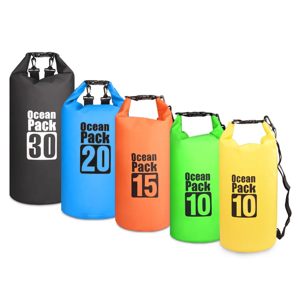 2022 High quality Outdoor Waterproof Dry Backpack Water Floating Bag Roll Top Sack for Swimming Pool