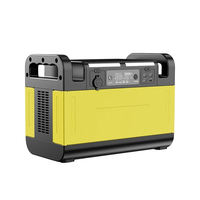 Station d'alimentation portable 1200W AC/DC avec batterie au lithium LiFePo4, chargeur sans fil pour téléphone, générateur solaire