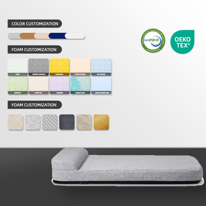 Cubierta impermeable de espuma viscoelástica para perros, cojín personalizado, camas grandes para mascotas con cremallera duradera, cubierta extraíble - Product Image 2