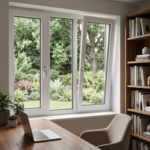 <span class=keywords><strong>Fenêtre</strong></span> à battant et à bascule en <span class=keywords><strong>PVC</strong></span> triple vitrage Low-E, profilé <span class=keywords><strong>Rehau</strong></span> Veka allemand, certifiée norme U pour maison passive - Product Image 2