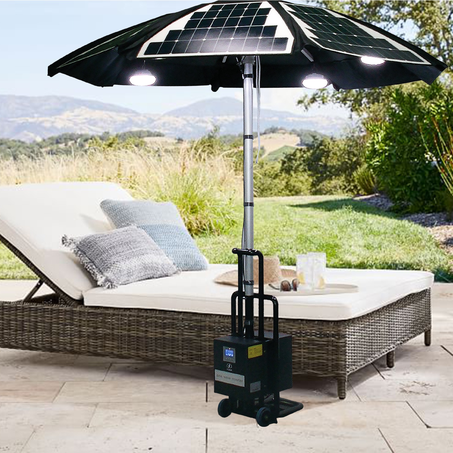 LX99905 Patio Umbrella Solar Panel 3-3/4" LX99905 Patio Umbrella Solar Panel 3-3/4"
