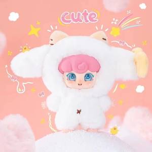 Domi Baby Boîte aveugle suspendue en peluche en caoutchouc émaillé de fête à trois animaux adaptée au placement sur le bureau - Product Image 3