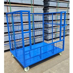 עגלות מחסן מתקפלות מפלדה, מחיר מפעל, MOQ נמוך, מותאמות אישית, עם הגנה מפני קורוזיה, איכות גבוהה - Product Image 6