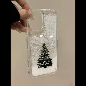 冬のシダーツリータイダルショア16 Pro Max/15 Pro/14 Plus/13/12/11/XRプレミアムTPU耐衝撃性カスタマイズされたロゴIns電話ケース - Product Image 3
