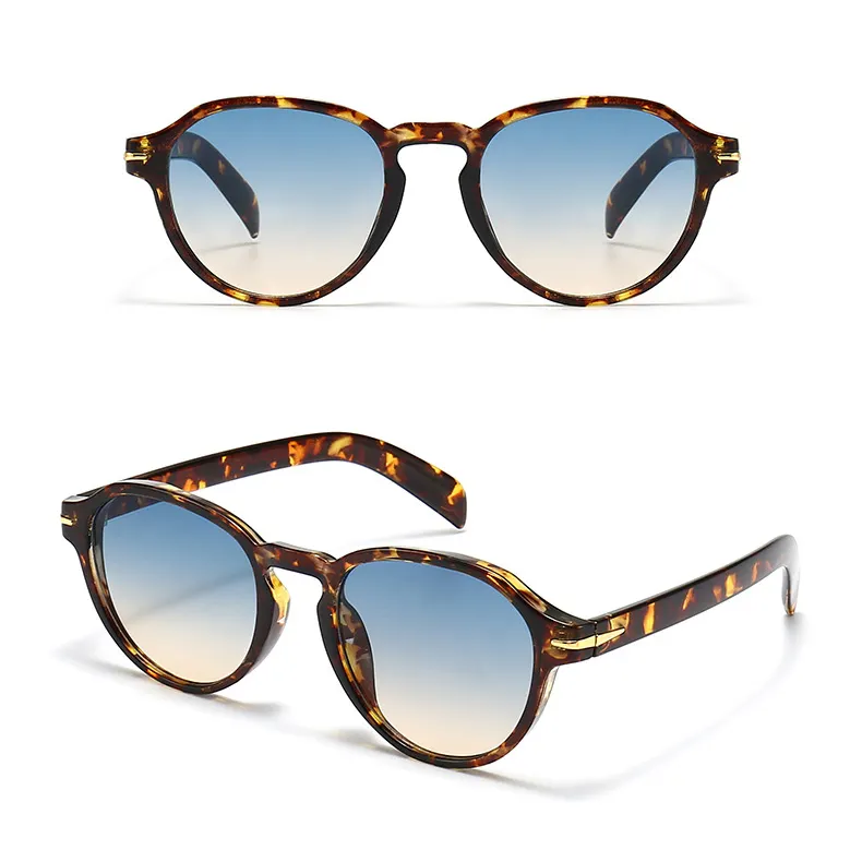 Ready To Ship Wholesale Hot Sale Retro Style Fashion Design PC Lens Sun Glasses Round UV400 Unisex Sunglasses