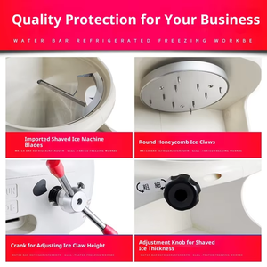 Máquina para hacer hielo raspado Snowflake, máquina para hacer hielo triturado, máquina para raspar hielo en bloques - Product Image 4