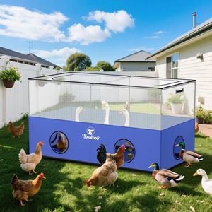 Tenda Recinto Pieghevole <span class=keywords><strong>per</strong></span> Animali Domestici <span class=keywords><strong>da</strong></span> Esterno con Pareti in Rete Traspirante e Fondo Solido, alla Moda <span class=keywords><strong>per</strong></span> Gatti, <span class=keywords><strong>Cani</strong></span> e Piccoli Animali, Tutte le Stagioni - Product Image 3