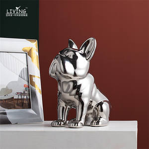 Hucha de cerámica con diseño de <span class=keywords><strong>bulldog</strong></span> para decoración del hogar, hucha de cerámica de estilo nórdico para decoración del hogar - Product Image 2