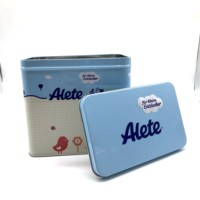 Boîte en métal pour thé et café, personnalisée, de qualité alimentaire