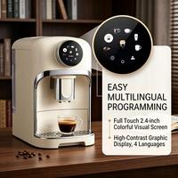 Cafetera Nueva con Pantalla TFT Giratoria de 2.4'', Volumen Ajustable, para Hogar y Oficina, Espresso, WiFi, Inteligente, Totalmente Automática