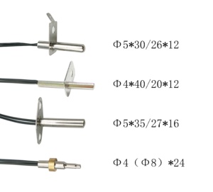 Sensor de Temperatura PT1000 con Cables, Montaje Roscado, Sonda de Acero Inoxidable, Alta Precisión, Alta Estabilidad, Amplio Rango de Temperatura - Product Image 2