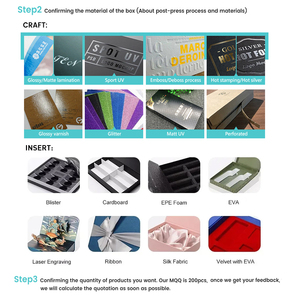 Tùy chỉnh in logo thương mại điện tử đăng ký sóng nhỏ màu tím bao bì gửi thư vận chuyển hộp bưu phẩm - Product Image 6