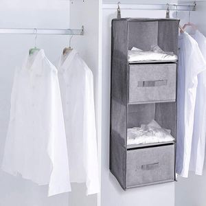 Organiseurs de placard suspendus et sacs de rangement pour vêtements, étagères pliables pour armoire de camping-car, organisateur suspendu pour chaussures et jouets - Product Image 5