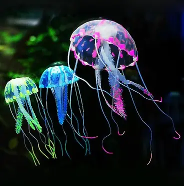 Medusa artificial decoração ecológica e inodora para paisagismo de aquários