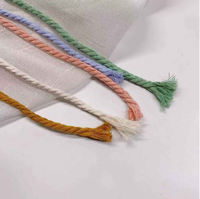 Prix le plus bas décor à la maison 3MM 100m rouleau couleur coton corde macramé cordon bricolage corde