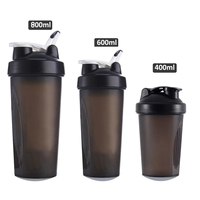 Bouteille d'eau de sport en plastique anti-fuite de 400 ml et 600 ml avec logo personnalisé, idéale pour la salle de sport et l'eau bouillante – Vente en gros usine