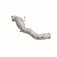 Collecteur d'échappement ODM haute performance en acier inoxydable SS304 avec bouclier thermique pour Mercedes-Benz AMG W206 C63 C43 2.0T M139L 2024+ – Tuyaux à flux libre