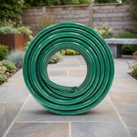 Tuyau d'arrosage de jardin renforcé à 4 couches anti-torsion, en PVC durable et flexible, résistant aux UV, pour l'arrosage agricole extérieur