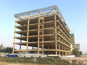 โรงเรือนโครงสร้างเหล็กสำเร็จรูปสำหรับฟาร์มโคนม โกดังเก็บของทางการเกษตร อาคารพาณิชย์ โครงสร้างเหล็กสำเร็จรูป - Product Image 4