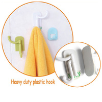 Probebi HR04 usage quotidien forme ronde mur adhésif crochet cintre crochet porte-manteau en plastique pour usage quotidien